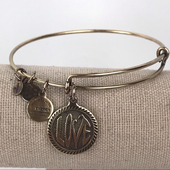 Alex and Ani Jewelry - Alex & Ani Love Bracelet 2014 Gold-Tone
